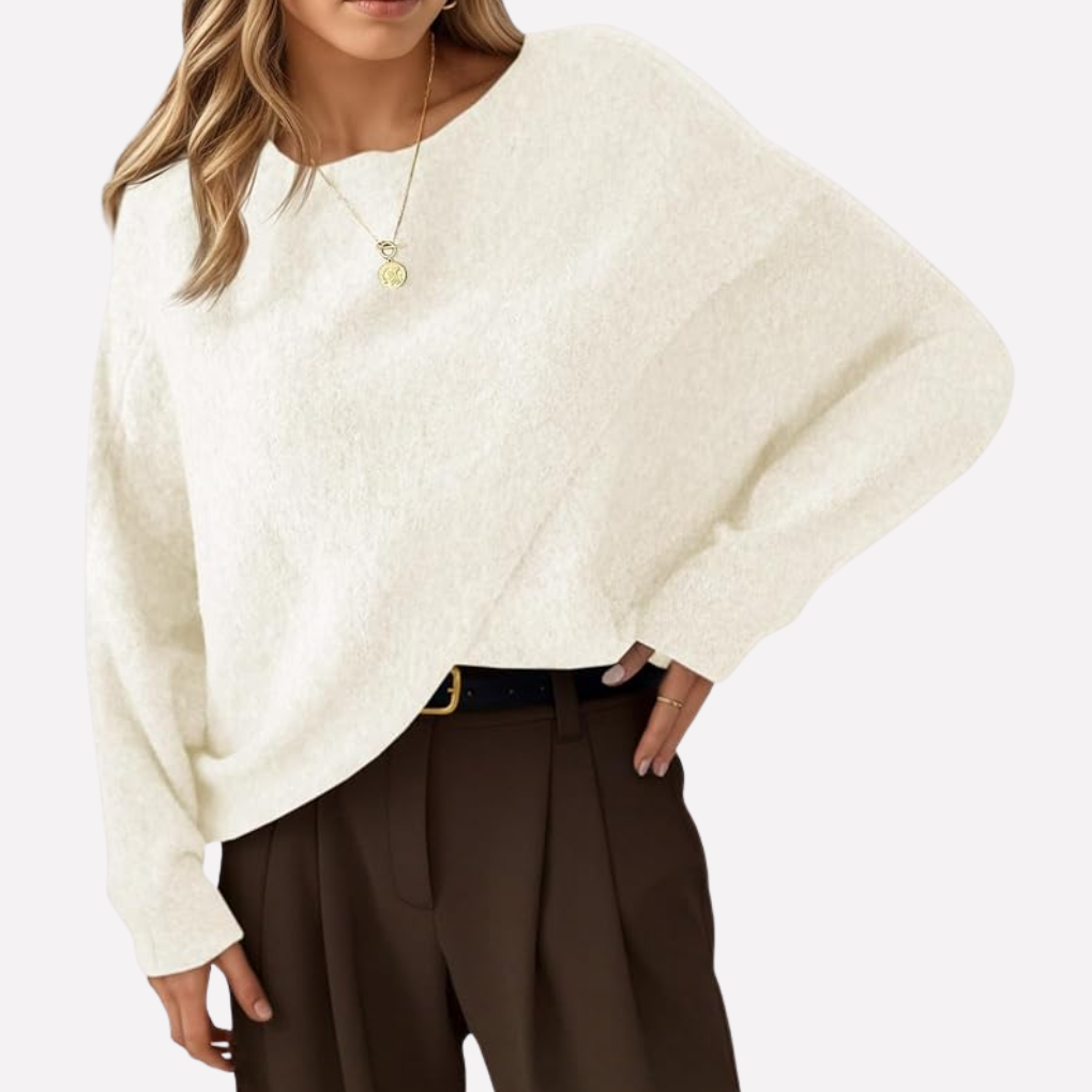 Maglione Oversize a Manica Batwing