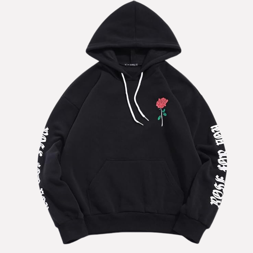 Pullover Hoodie con Tasca Kangaroo per Uomo