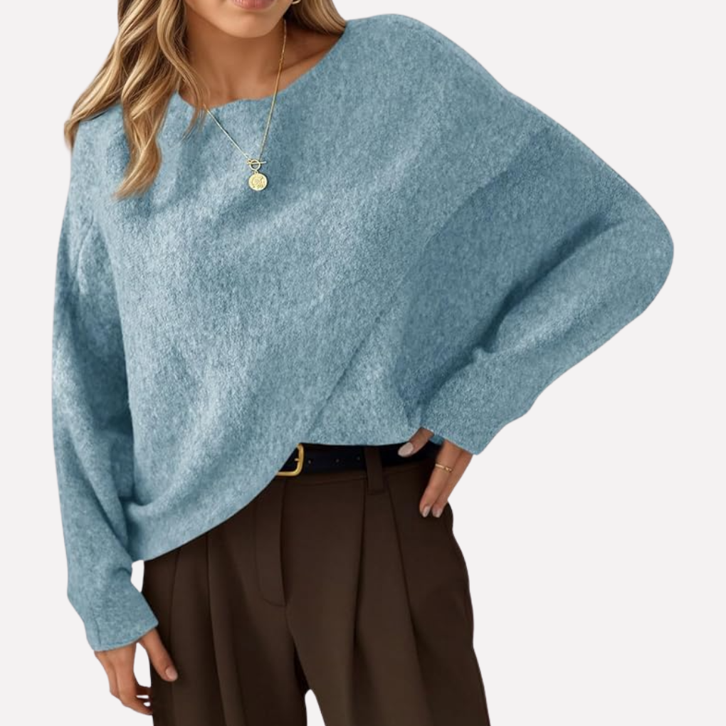 Maglione Oversize a Manica Batwing