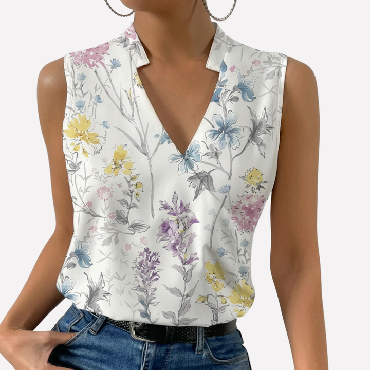 Blusa Leggera a V per Donne