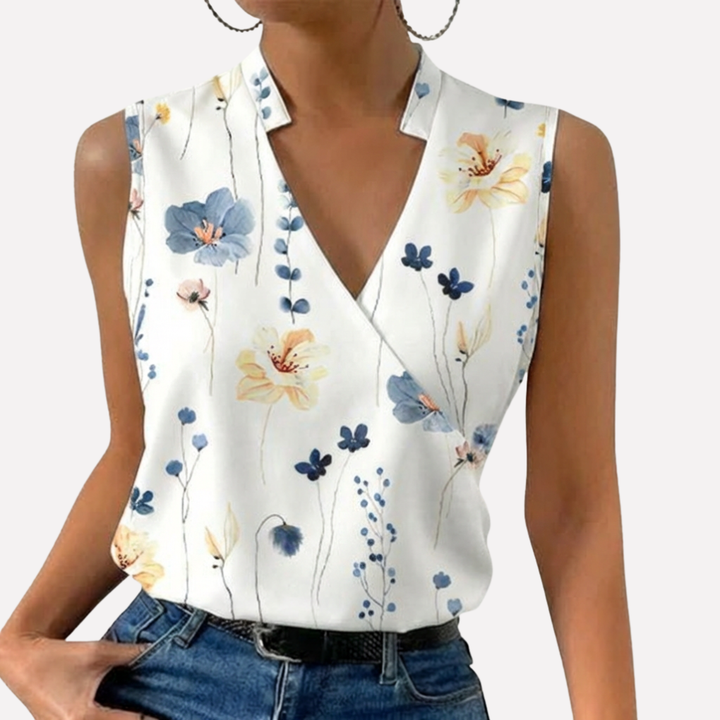 Blusa Leggera a V per Donne