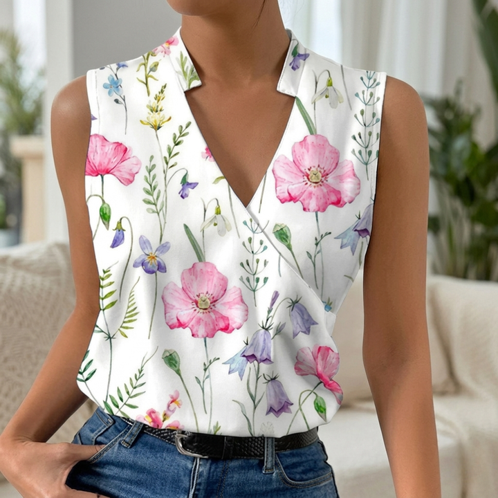 Blusa Leggera a V per Donne