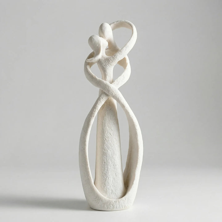 Entwinia - Statuetta astratta di una coppia che si abbraccia