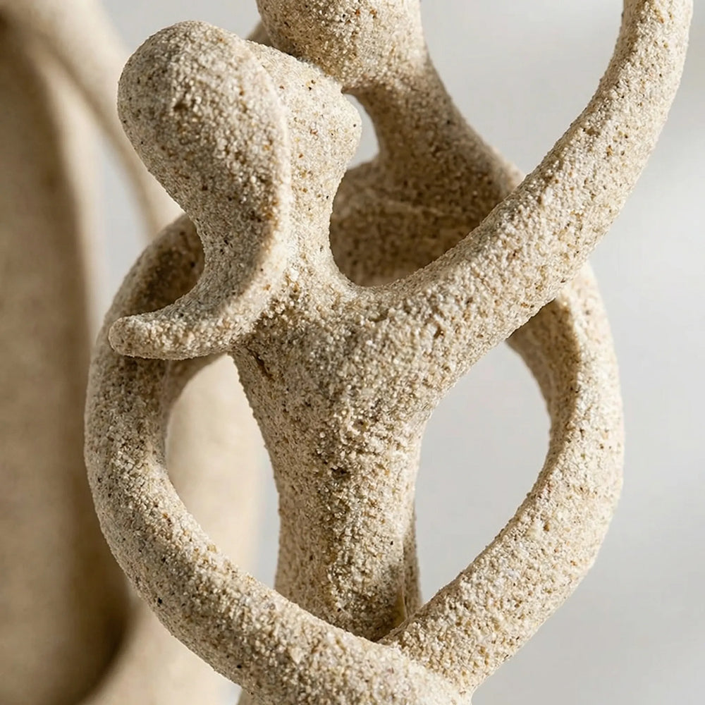 Entwinia - Statuetta astratta di una coppia che si abbraccia