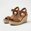 Sandalo a Cuneo Espadrille Open-Toe per Donne