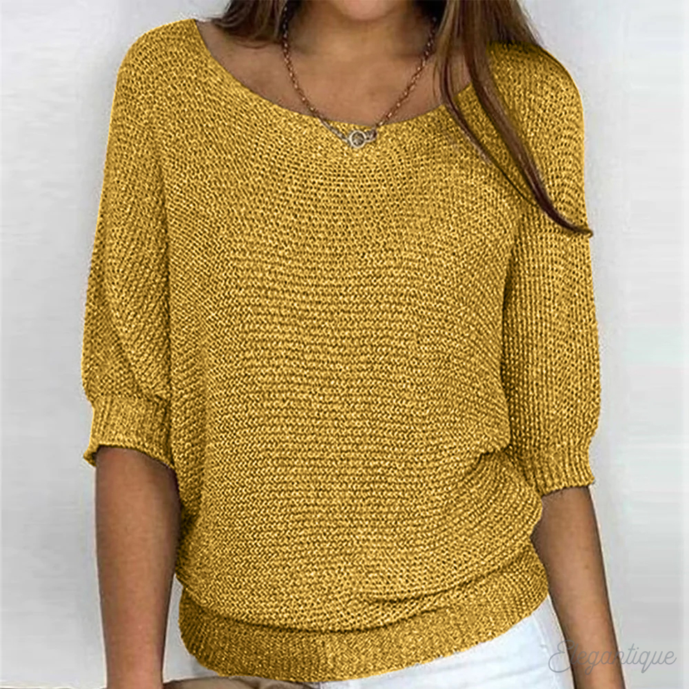 Maglione oversize da donna, tinta unita e casual: semplicità avvolgente per uno stile quotidiano disinvolto