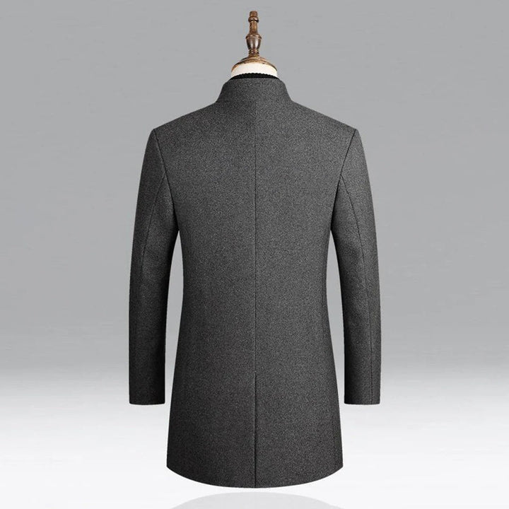 Cappotto Classico Elegante in Lana per Uomini Strato Formale Timeless
