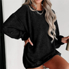Felpa girocollo oversize da donna