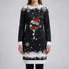 Abito Sweatshirt Festivo a Manica Lunga