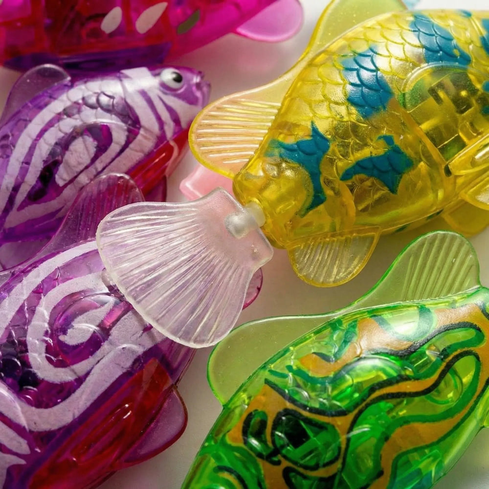 Fintastic - Giocattolo per gatti a forma di pesce che nuota, alimentato a batteria