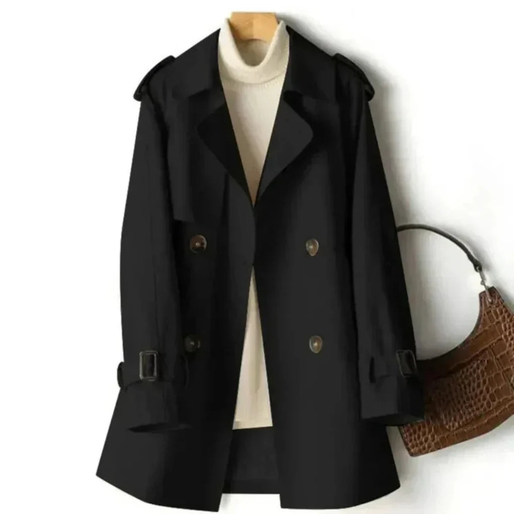 Trench Coat Classico Doppiopetto per Donne