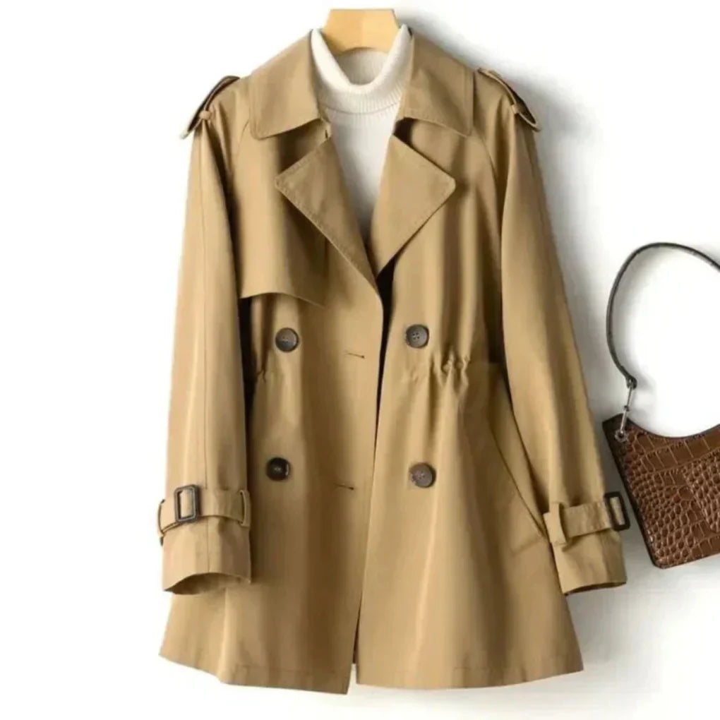 Trench Coat Classico Doppiopetto per Donne