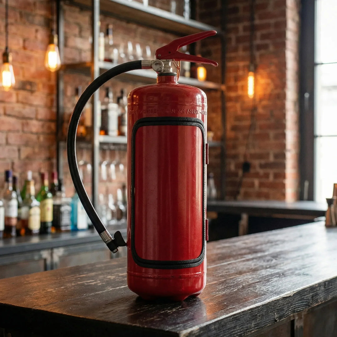 Flamebar - Replica di estintore per minibar nascosto