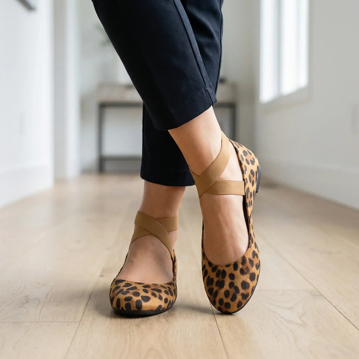 Ballet Flat Slip-On con Cintura Elastica
