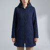 Cappotto Foderato in Pile con Zip Completa e Cappuccio per Donne