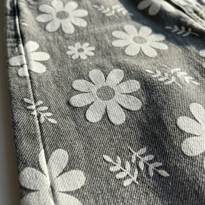 Floriva - Pantaloni lunghi a gamba larga stampati