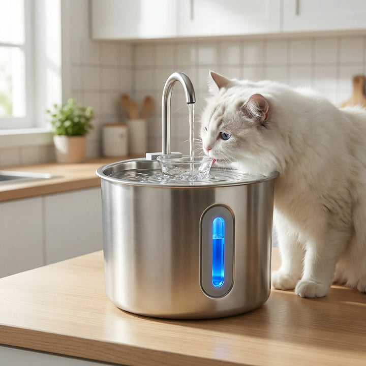 Flowpet - Fontana d'acqua automatica a circolazione per animali domestici