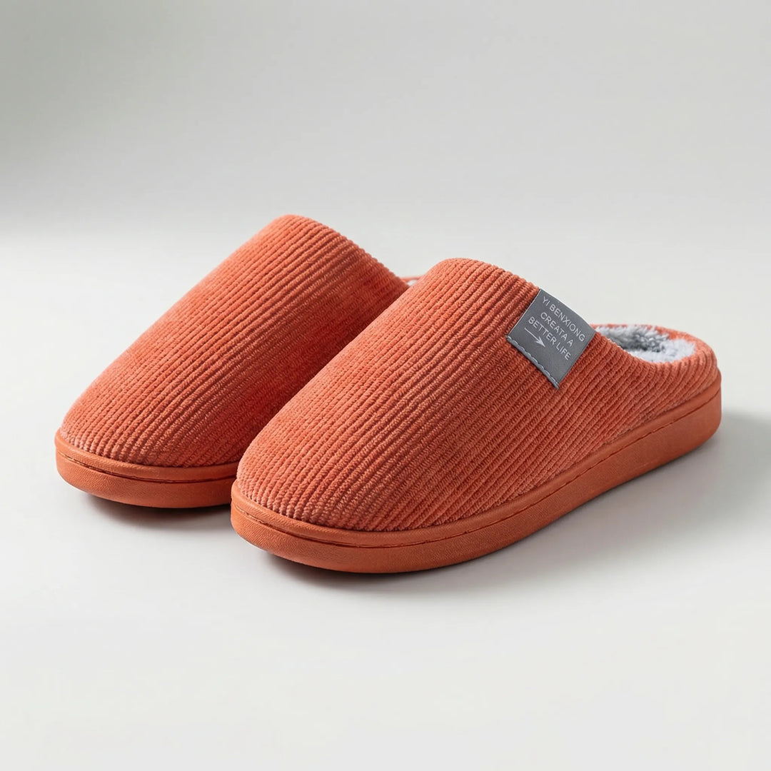 Fluforo - Pantofole da interno foderate in morbido peluche