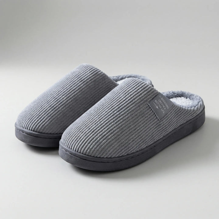 Fluforo - Pantofole da interno foderate in morbido peluche