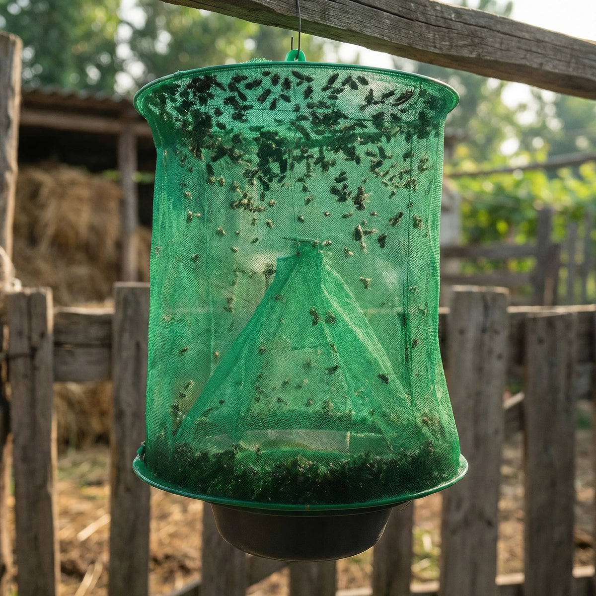 Trappola per mosche da esterno riutilizzabile di grande capacità