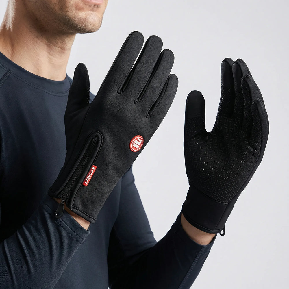 Frostgrip - Guanti invernali riscaldati per touchscreen