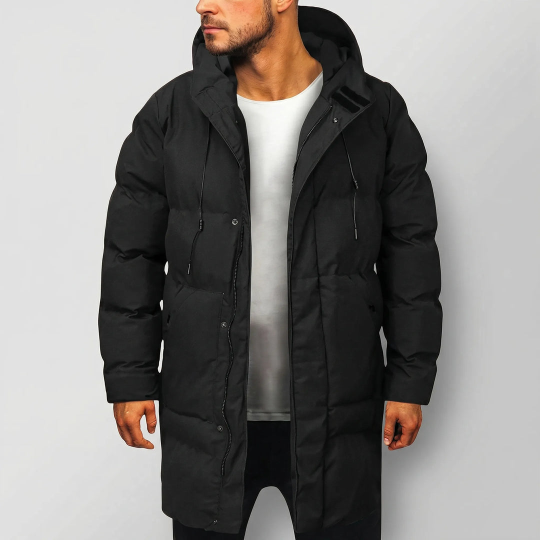 Frostlen - Parka con cappuccio lungo fino ai fianchi