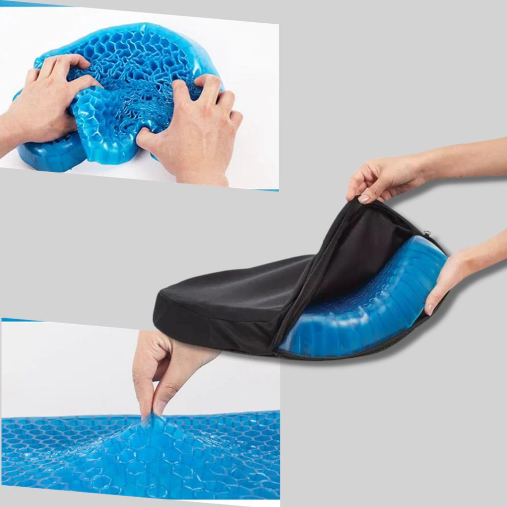 Cuscino per Sedile in Gel – Distribuzione della Pressione Migliorata