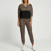 Set di Tracksuit Due Pezzi Stampa Geometrica