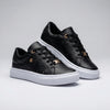 Sneaker in Pelle Embossed con Piattaforma