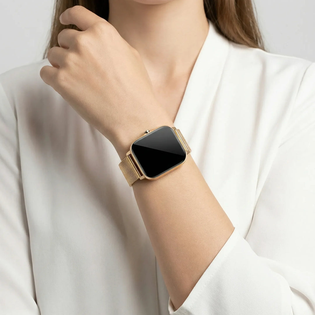 Glyntra - Smartwatch sottile con touchscreen per donna
