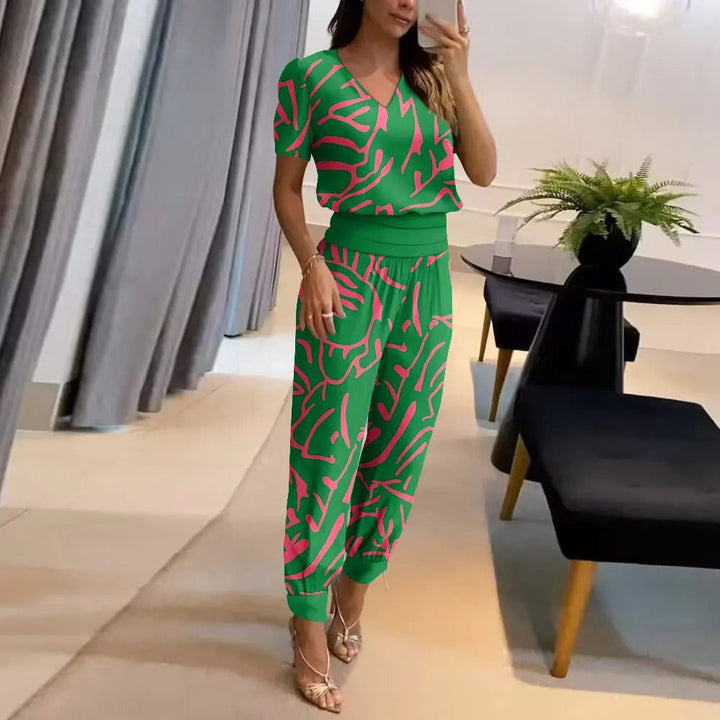 Tabea – Tuta elegante e chic con stampa per donna