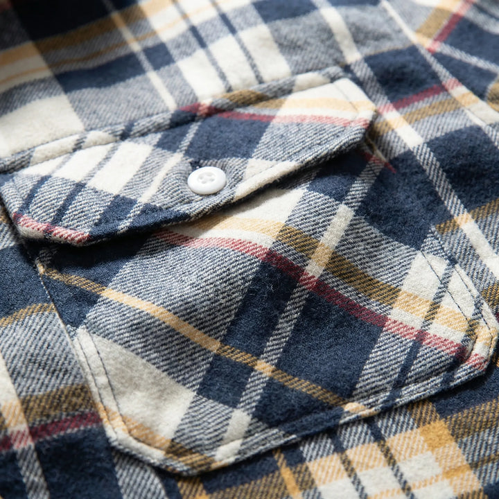 Gridloch - Giacca-camicia a quadri con cappuccio da uomo