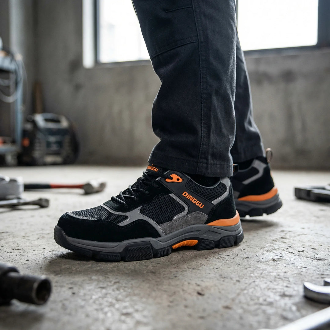 Griplok - Scarpe da lavoro sportive con puntale in acciaio