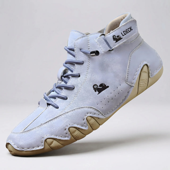 Grovalex - Scarpa senza lacci a pianta larga, ideale per camminare a piedi nudi.