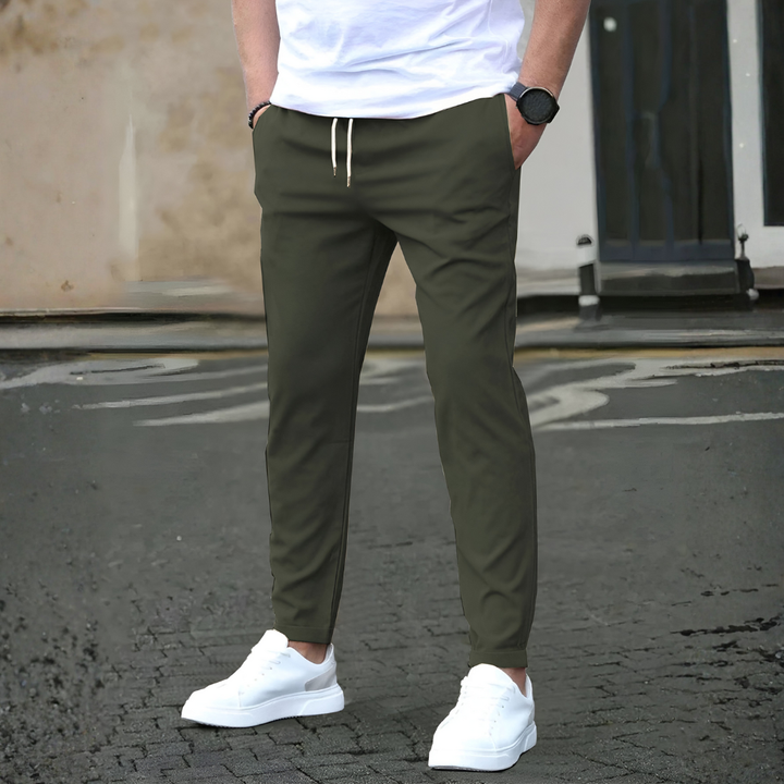 Pantaloni Con Cordino Slim Fit Per Uomo