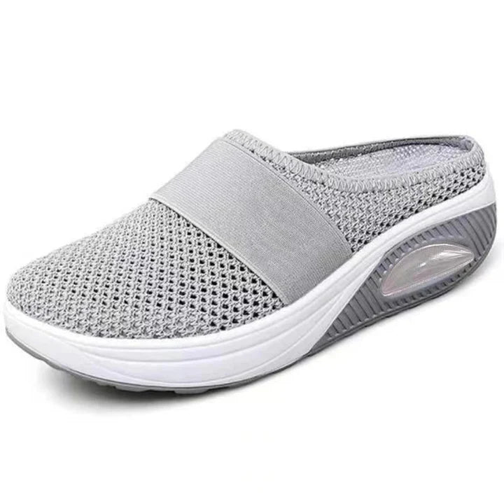 Scarpe slip-on in mesh con suola ad aria