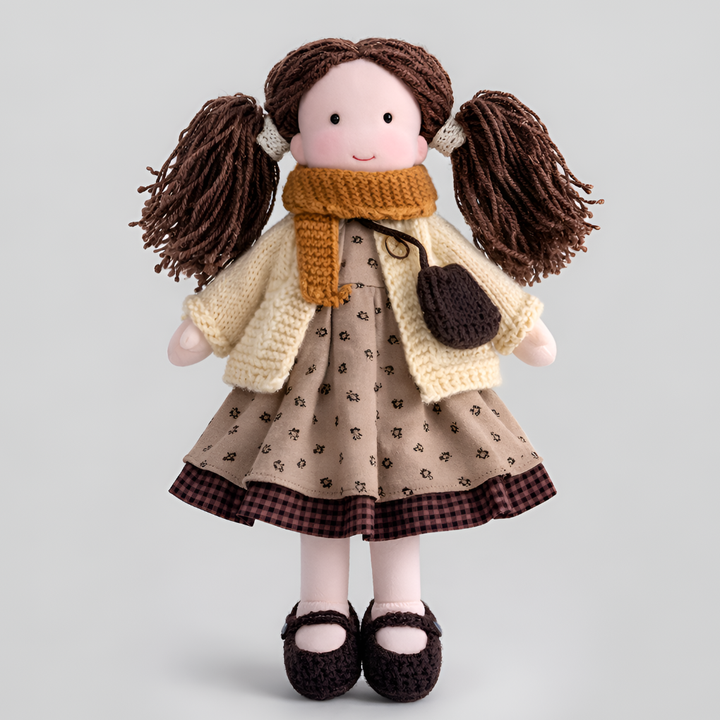 Bambola Cuddly Waldorf Fatta a Mano