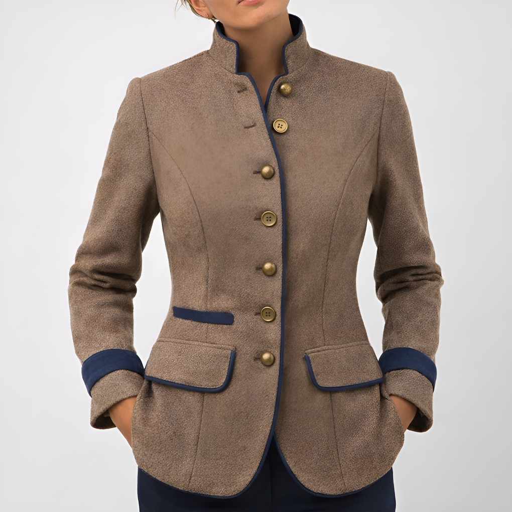 Giacca Elegante da Donna in Colore Unito