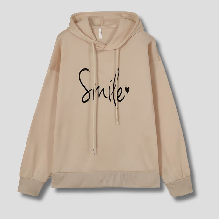 Felpa con Cappuccio da Donna Sorridente