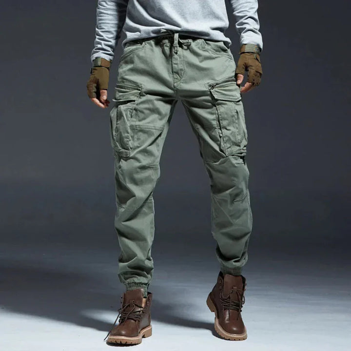 Pantaloni Cargo Multipli con Tasche per Uomini