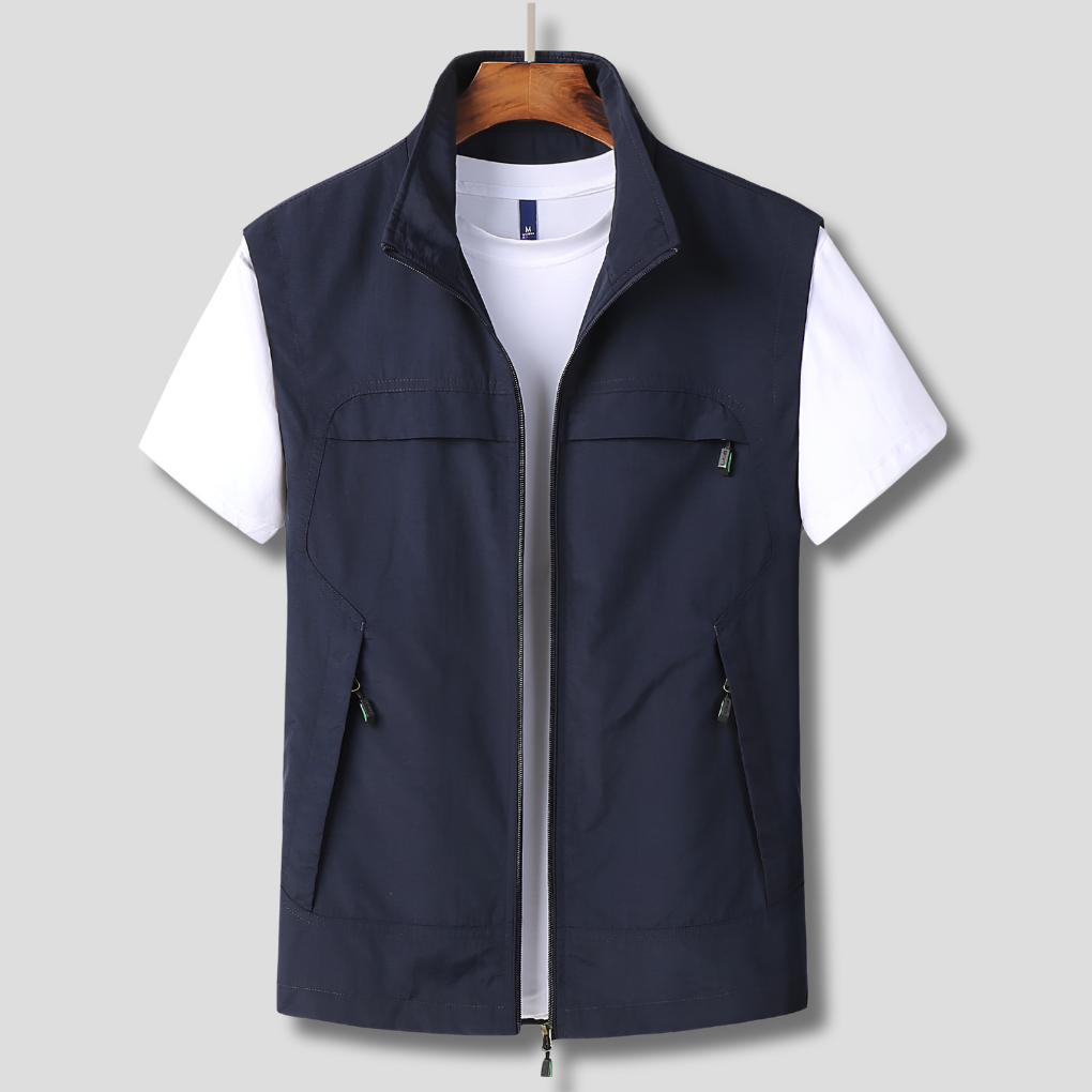 Gilet da Uomo Asciugatura Rapida – Design Funzionale con Stile Attivo
