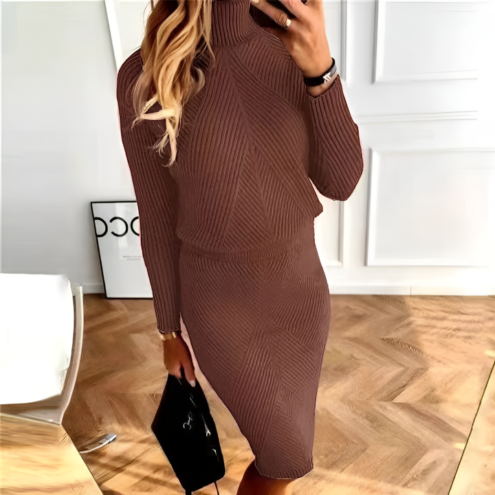 Abito Pullover in Maglia da Donna – Stile Confortevole con Caldo Quotidiano