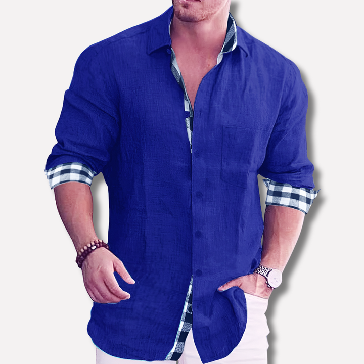 Camicia da Uomo – Essenziale per Tutti i Giorni con Linee Pulite