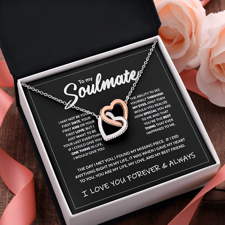 Collana Pendente Due Cuori da Donna
