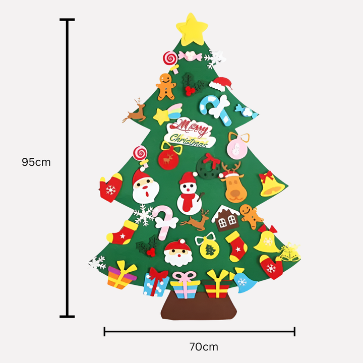 Albero di Natale in Feltro Montessori