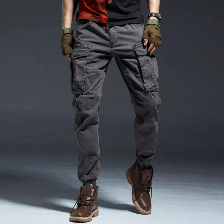 Pantaloni Cargo Multipli con Tasche per Uomini