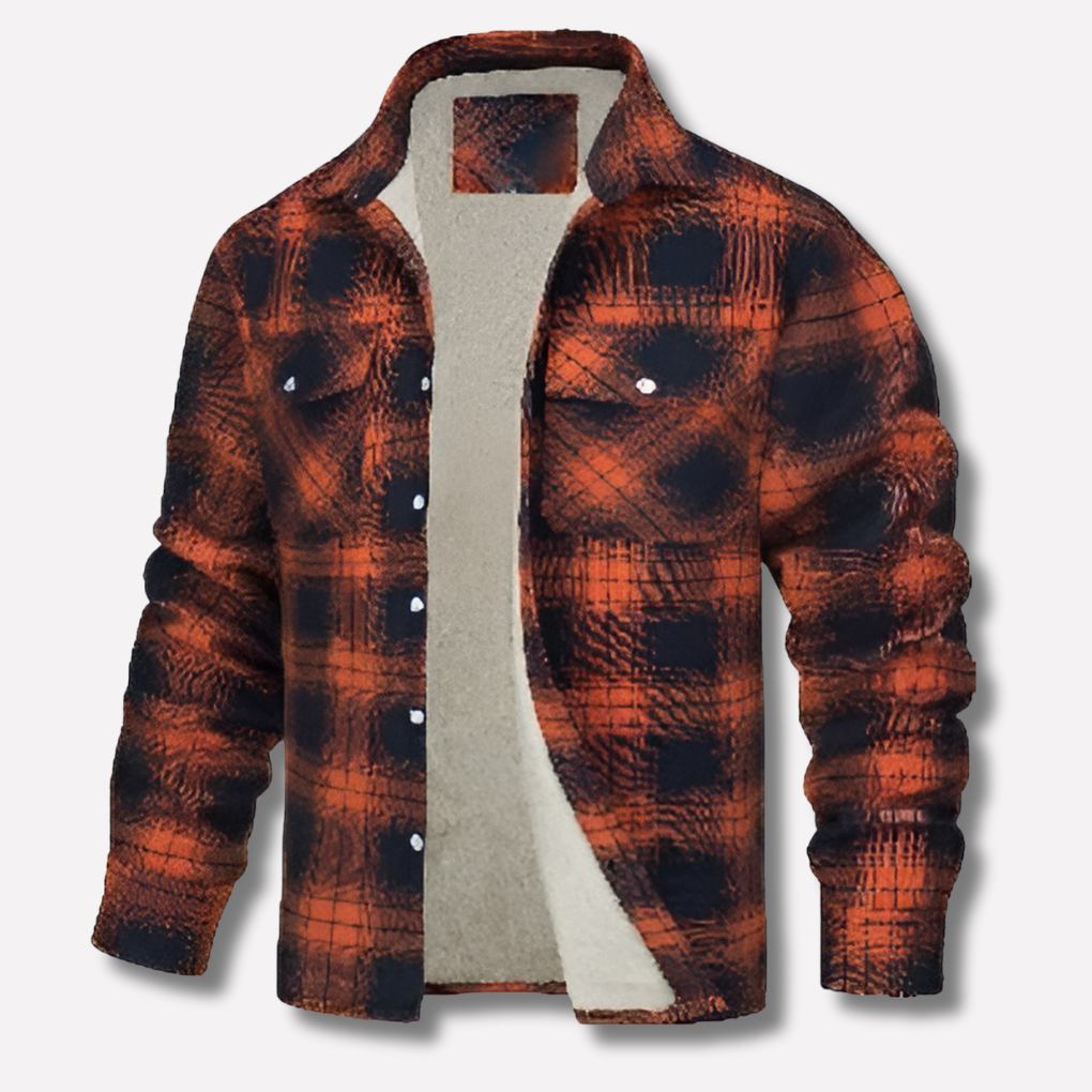 Camicia Flanella a Quadrati in Cotone da Boscaiolo