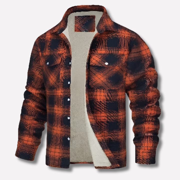 Camicia Flanella a Quadrati in Cotone da Boscaiolo