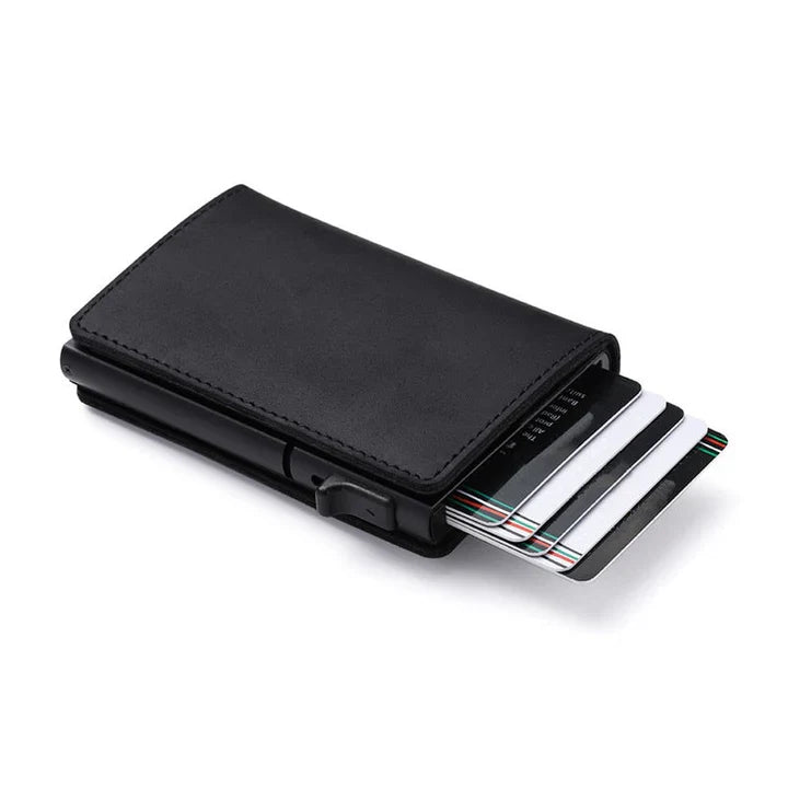 Portafoglio slim RFID con alloggio per localizzatore