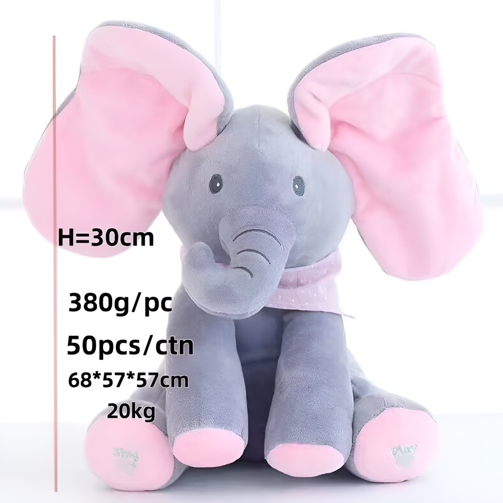 Giocattolo di Peluche Elefante Peek-a-boo